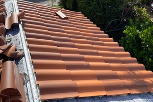 Tile Re-Roofing - Spanish Colonial Architecture Residence