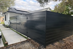 Sleek and Elegant Fence