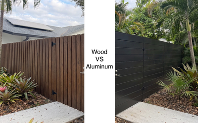 Aluminum vs. Wood Fencing: Which is Best for Your Miami Home?